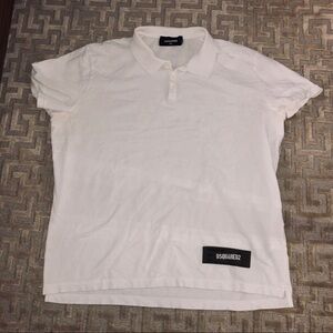 DSQUARED2 White Polo